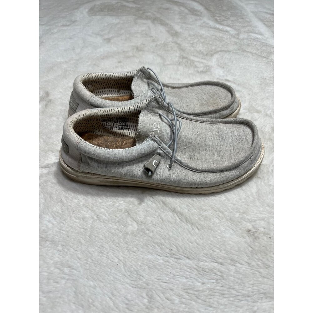Hey Dude Wally Chambray gray shoe mens size 11